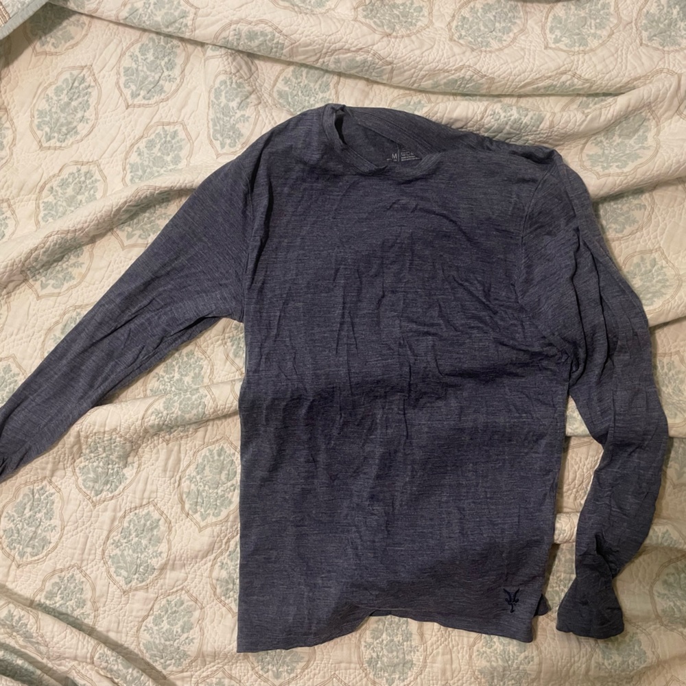 Ibex Paradox Long Sleeve midnight navy Heather Medium